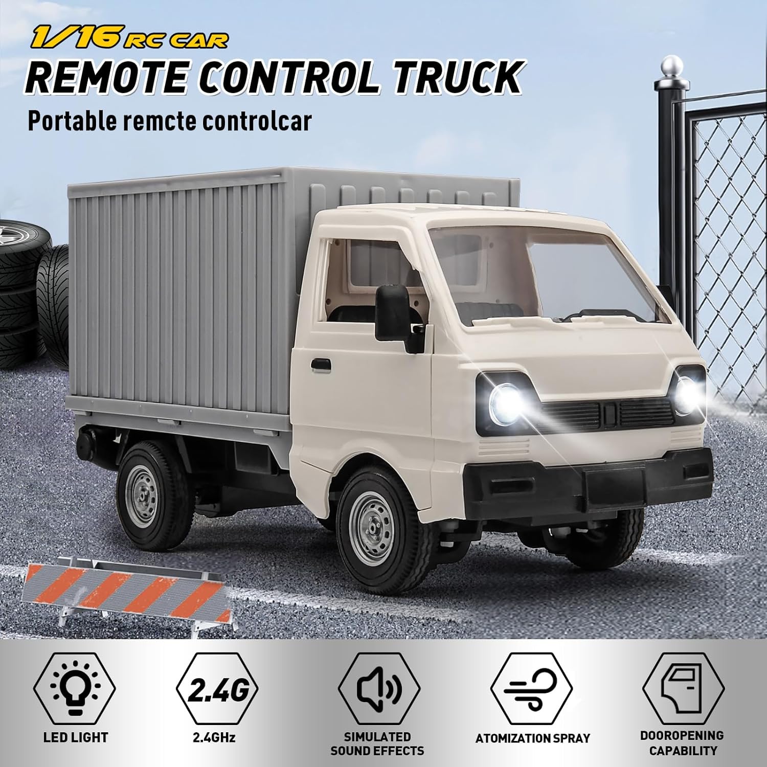 Drone Lidi Rc - KF21 Camion RC 1:16 2.4GHZ, Auto
