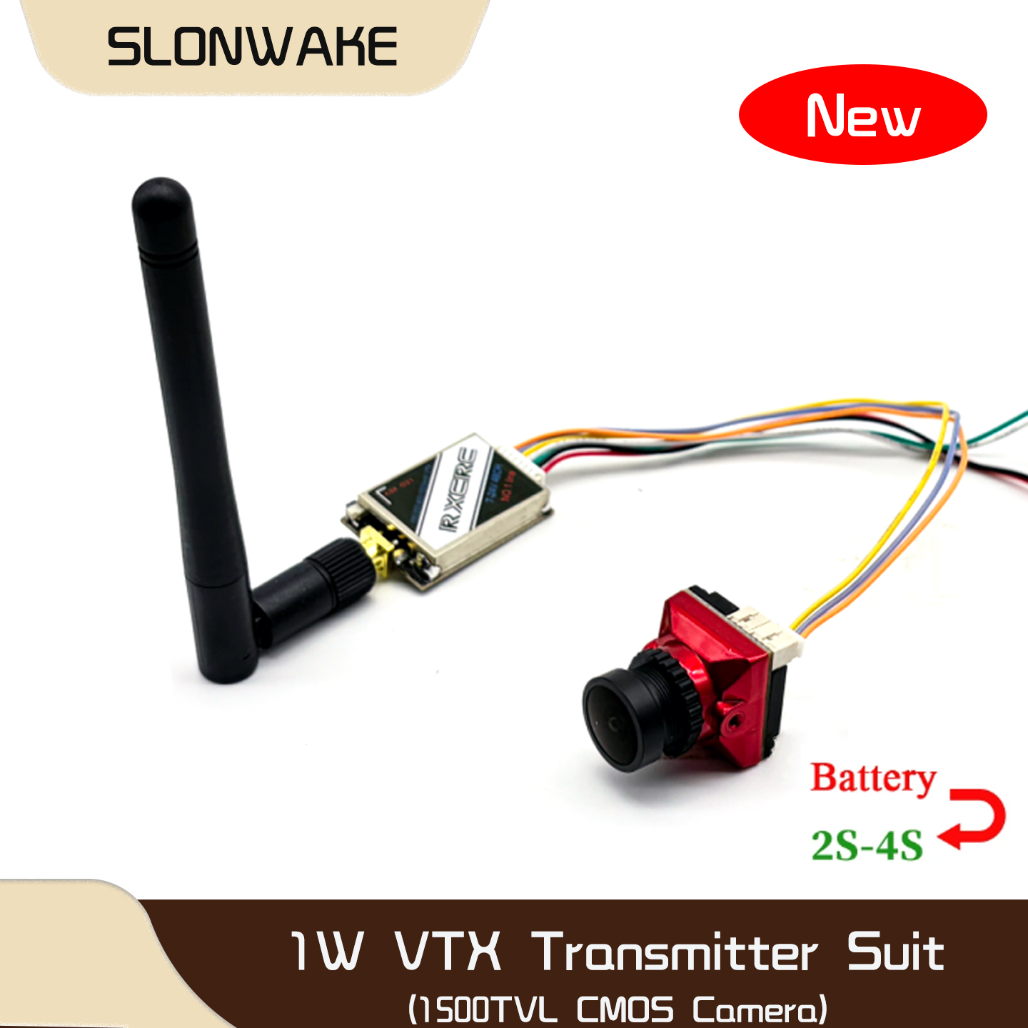 Fpv Camera Cmos - SLONWAKE Trasmettitore Video Regolabile 5.8G 48CH