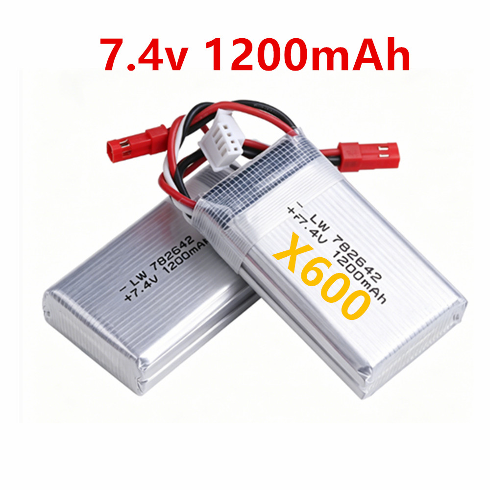 Drone Mjx Rc Technic - Batteria Lipo 7.4v 1200mAh per Drone