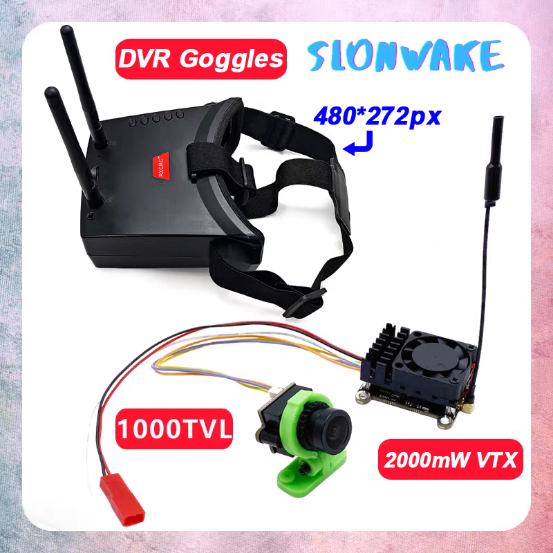 Fpv Camera Cmos - Trasmettitore Video Wireless FPV 5.8Ghz 2W