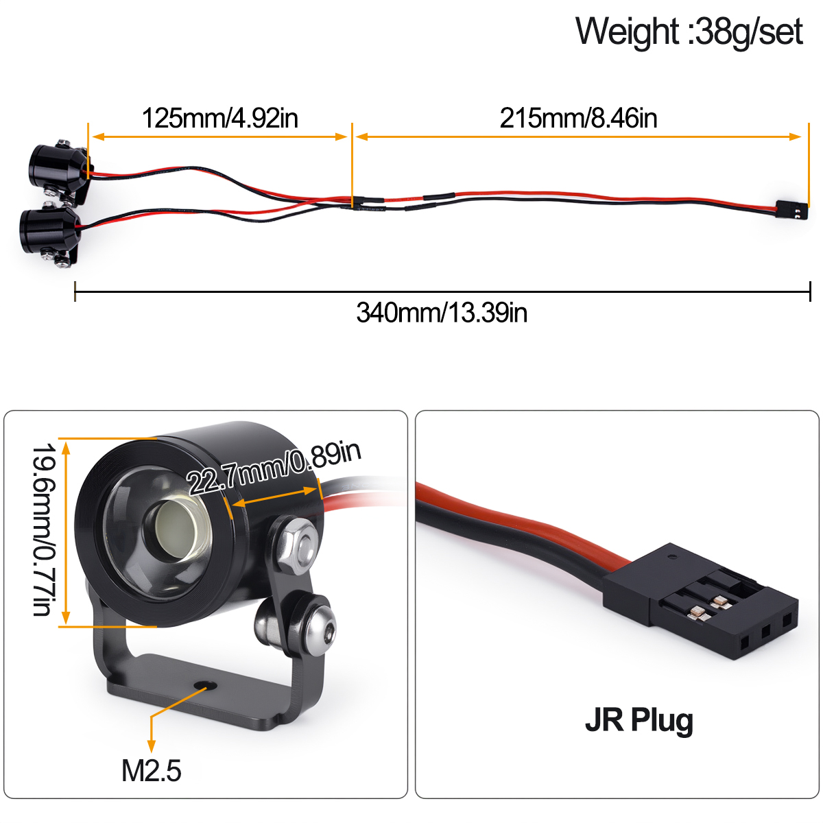 Faro LED per Auto RC con Staff - Drone Lidi Rc recensione e prezzo