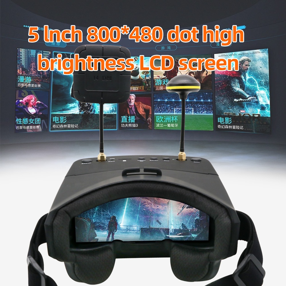 EV800D 5.8G 40CH 5 Pollici 800 - Fpv Goggles Headset recensione e prezzo