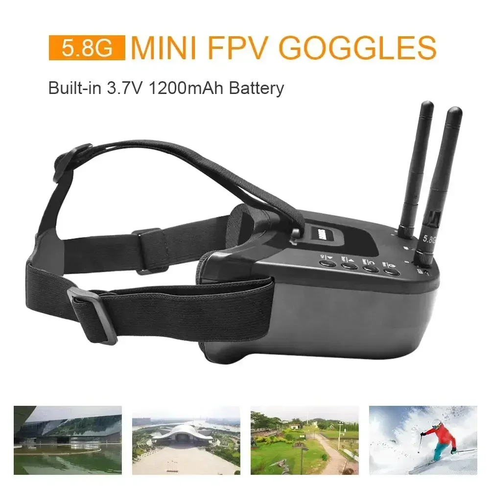 Occhiali FPV RoRuSVR009 5.8G 4 - Fpv Goggles Headset recensione e prezzo