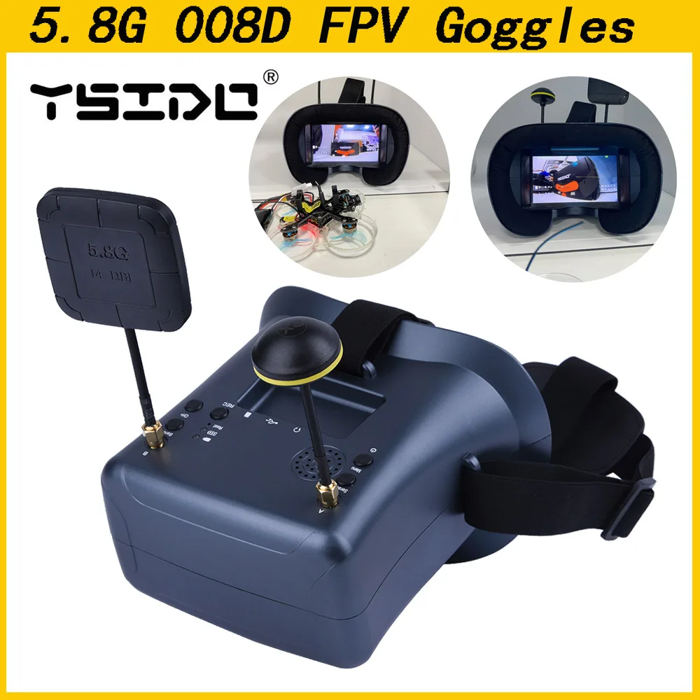 5.8G 40CH 4.3 pollici 800*480  - Fpv Goggles Headset recensione e prezzo