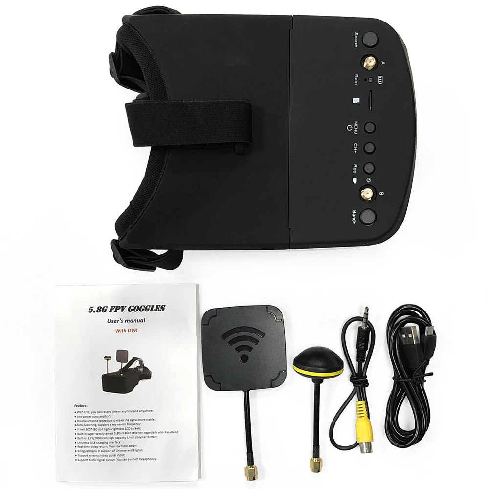 UniFly 9IMOD LS-800D 5.8G 40CH - Fpv Goggles Headset recensione e prezzo