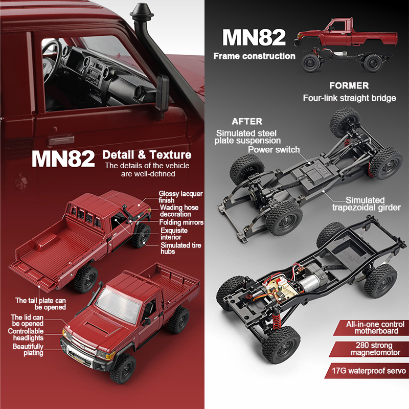 ZWN MN82 1:12 Retro Rc Car con - Drone Lidi Rc recensione e prezzo