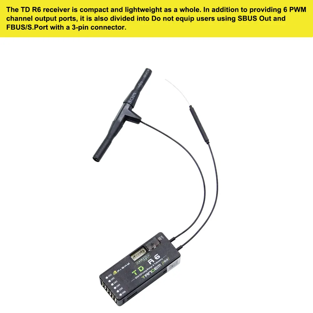FrSky TD R6 2.4G/900MHz Ricevi - Frsky Receiver Module recensione e prezzo