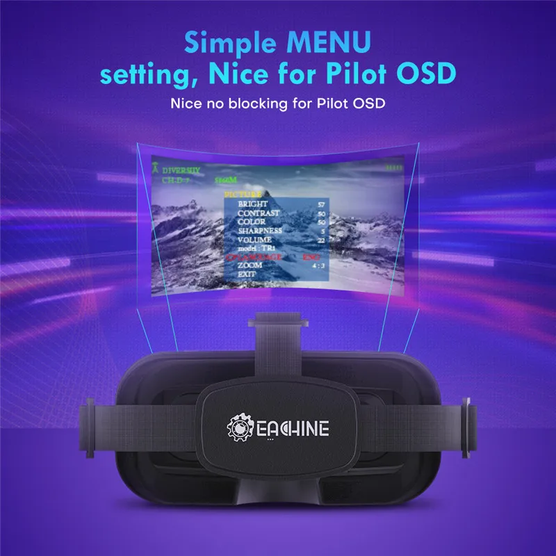 Occhiali FPV SmCpEachine EV800 - Fpv Goggles Headset recensione e prezzo